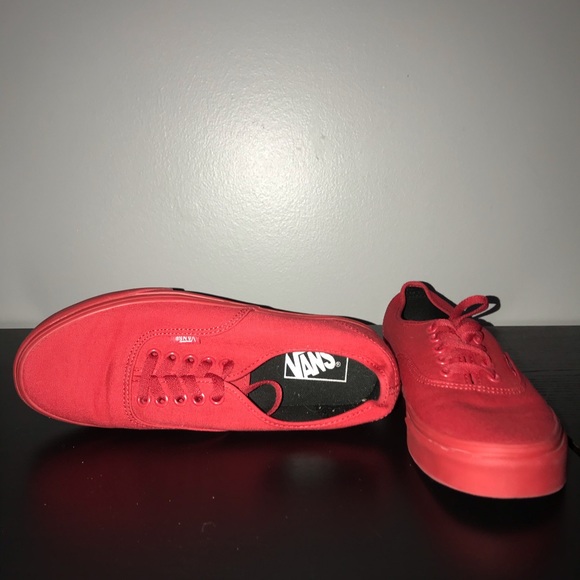 red skater vans